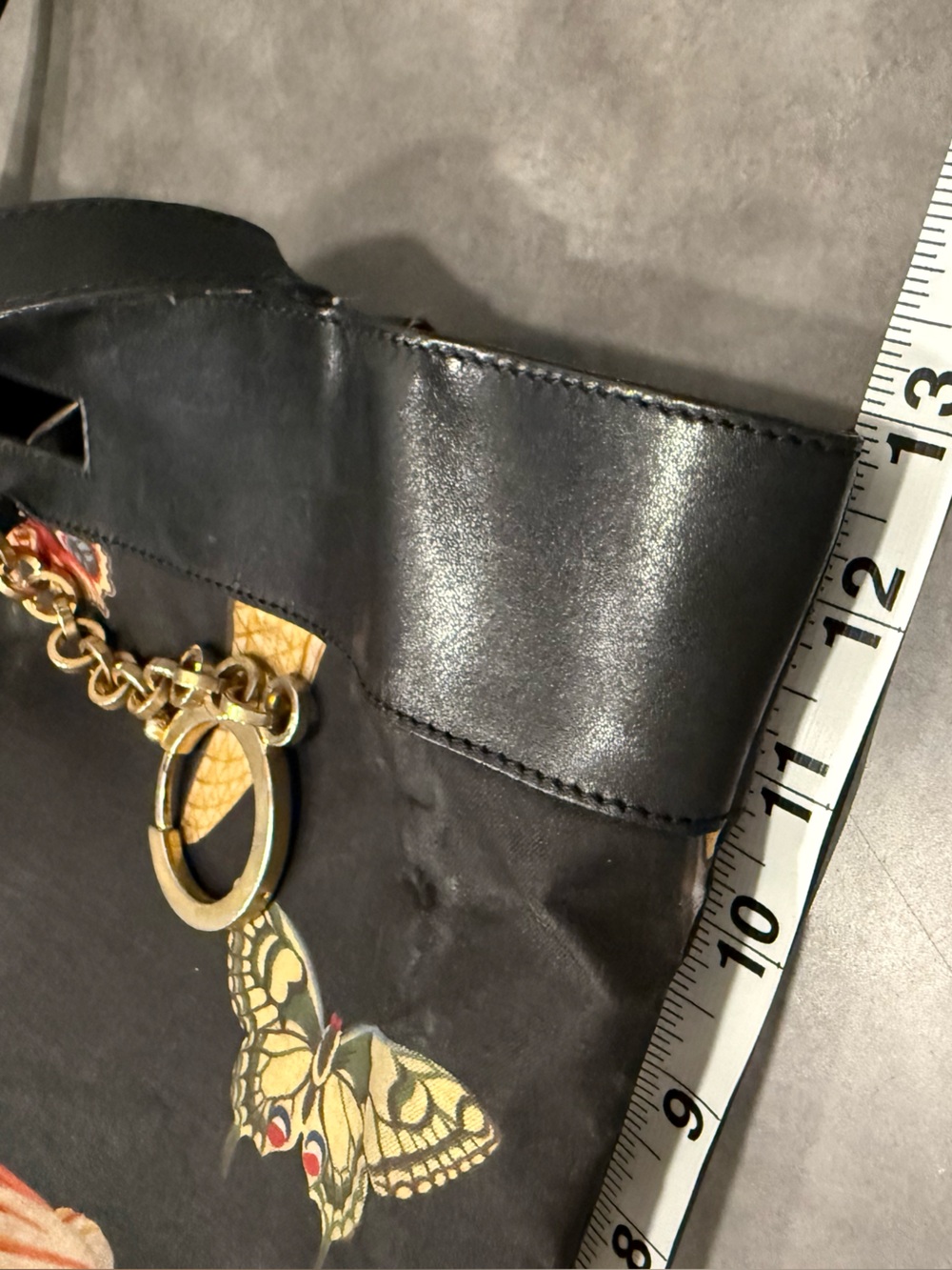 Salvatore Ferragamo Tote with Multicolor Shoe & Butterfly Print - Picture 11 of 14